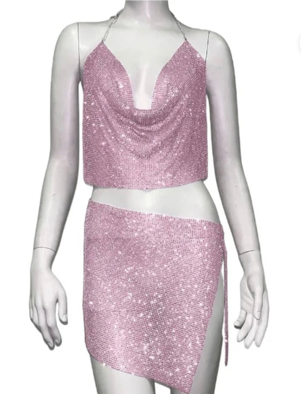 Pink sparkle co-ord