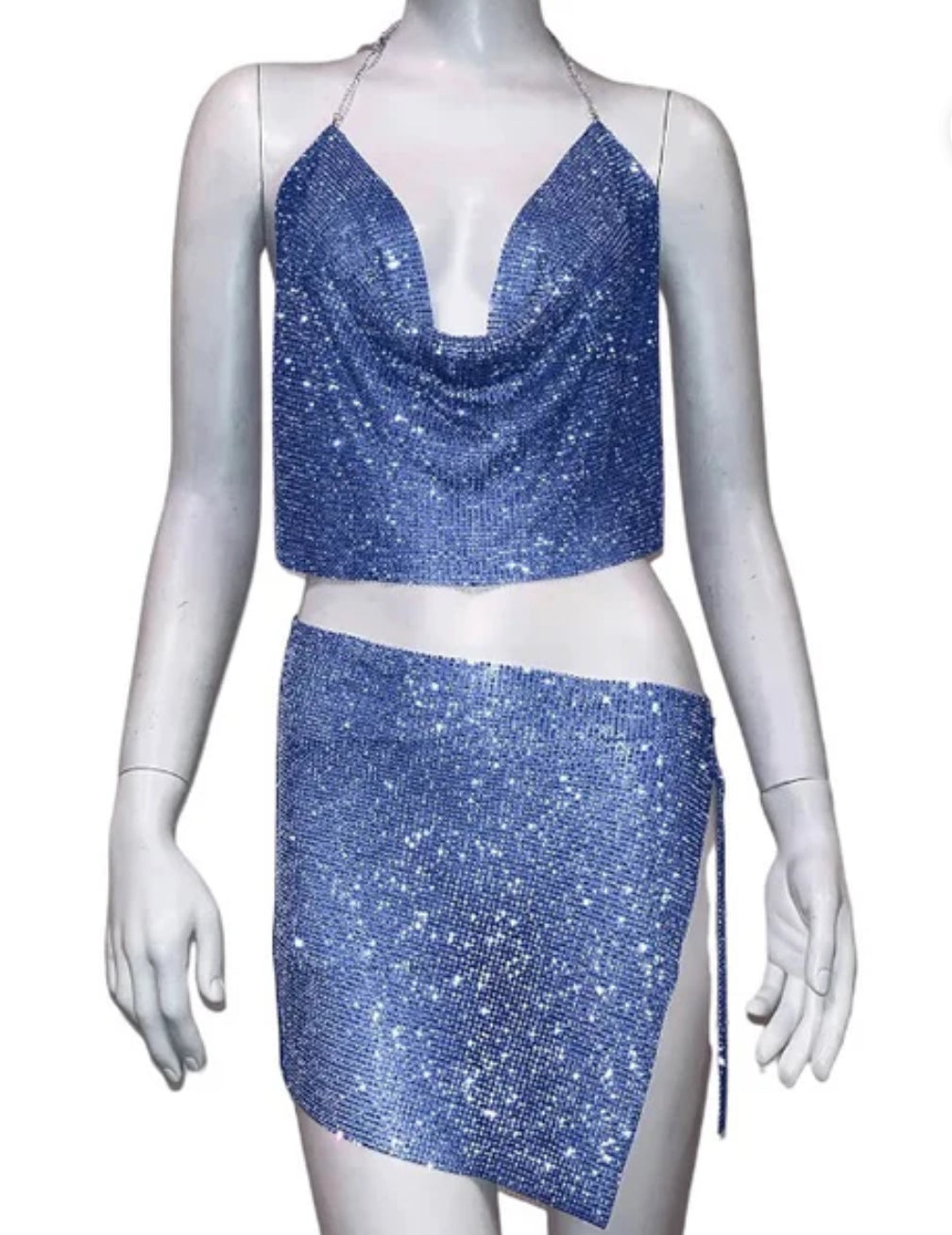 Blue sparkle co-ord