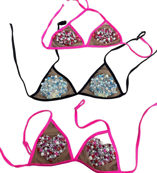 Mermaid bikini top