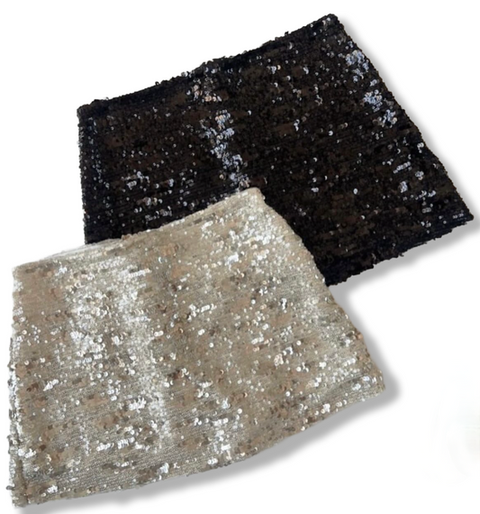 Mini skirt glitter